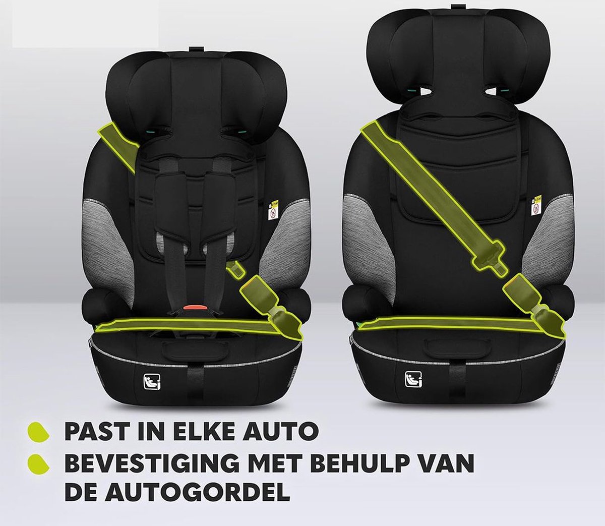 DailySupplies Kinderstoel Auto Zwart-Grijs