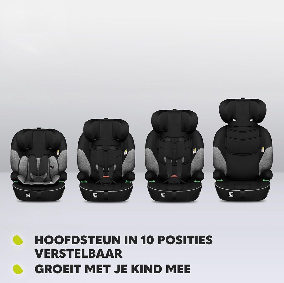 DailySupplies Kinderstoel Auto Zwart-Grijs