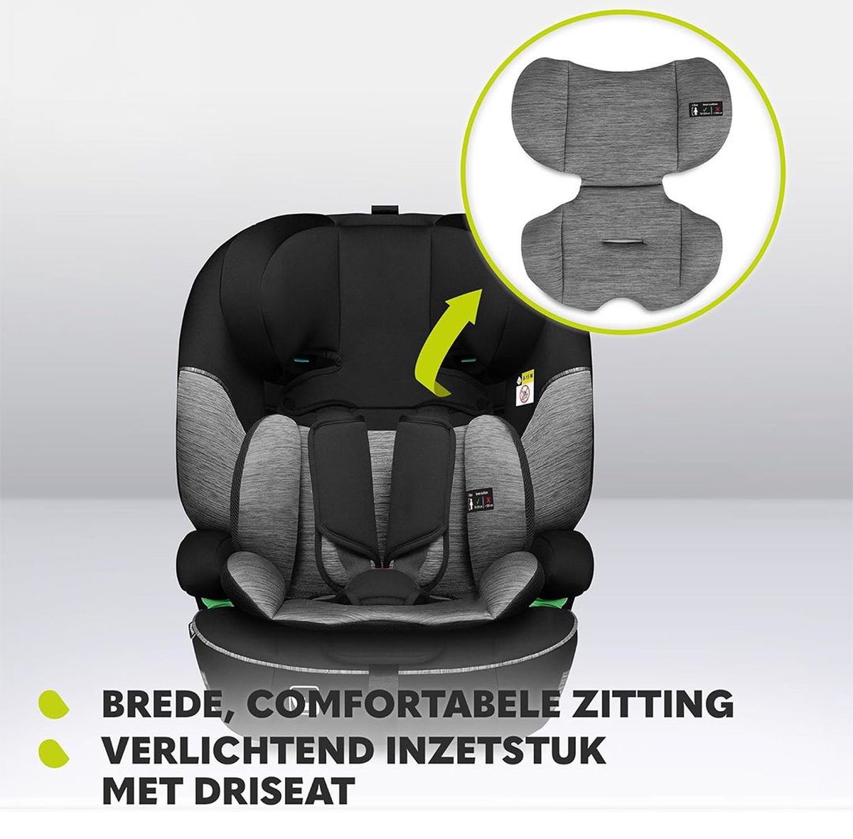 DailySupplies Kinderstoel Auto Zwart-Grijs