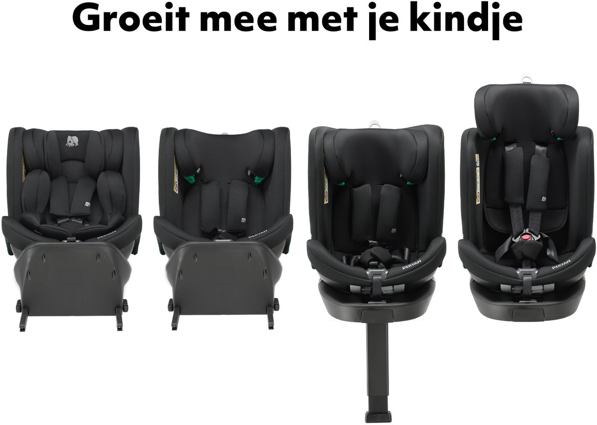 Deryan Chase Luxe i-Size Autostoel 0-36kg Isofix 360°