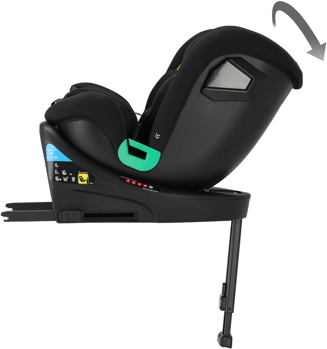Deryan Chase Luxe i-Size Autostoel 0-36kg Isofix 360°
