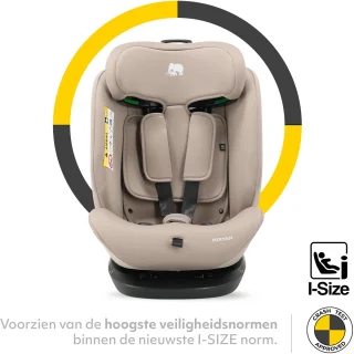 Wat vinden we goed aan de Deryan Clyde I-Size Autostoel Nougat