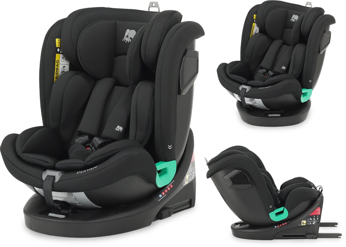 Deryan Colin Luxe I-Size Autostoel Zwart