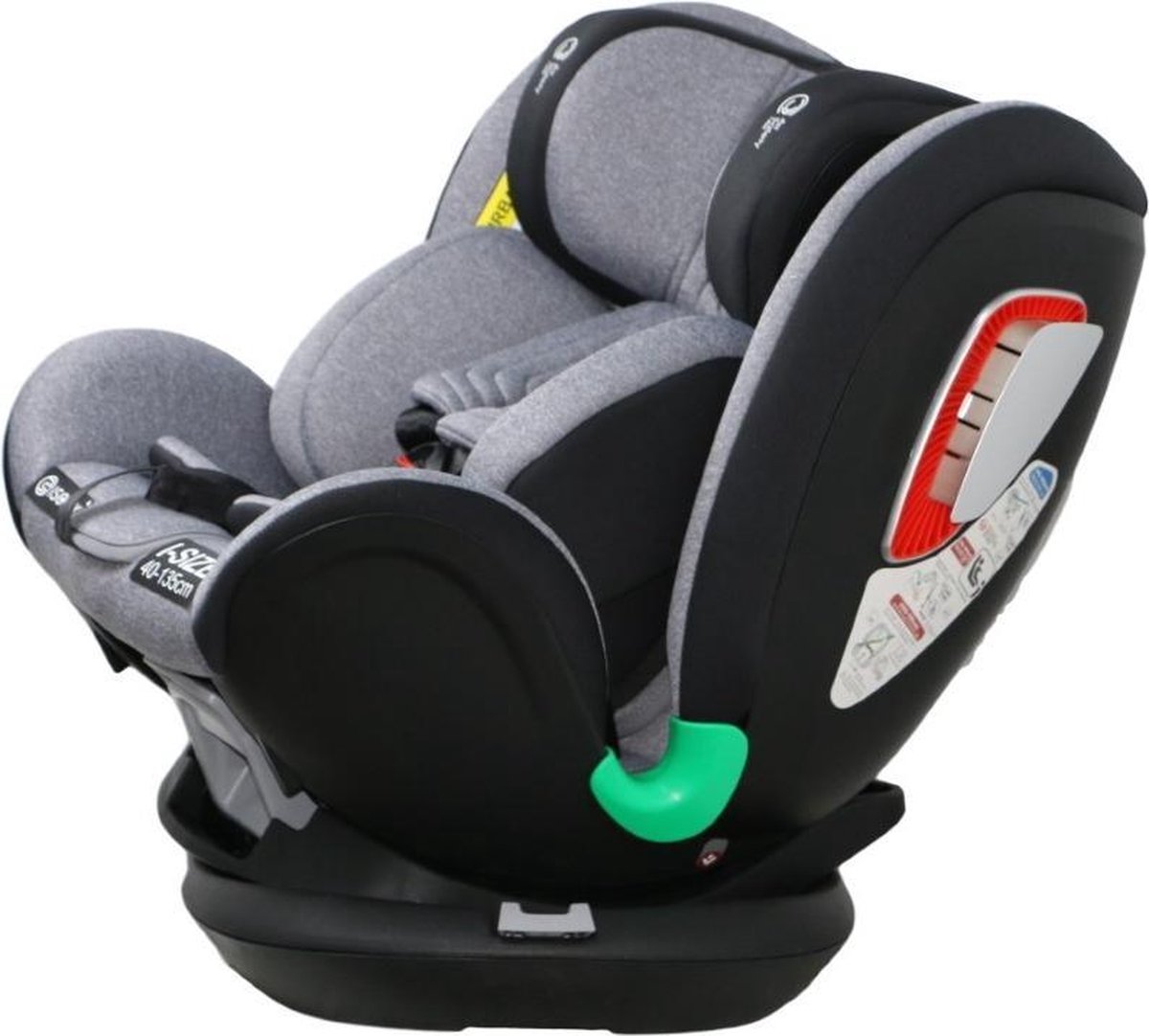 Ding Autostoel Philo i-Size Grey