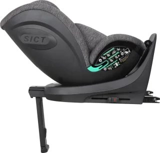 Ding Fynn Autostoel 360° Isofix Grijs i-Size