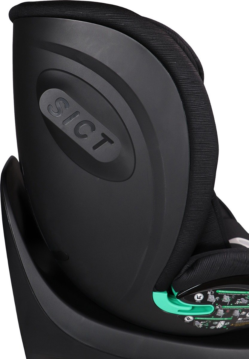 Ding Fynn Isofix Autostoel 360° Zwart i-Size 0-12 Jaar
