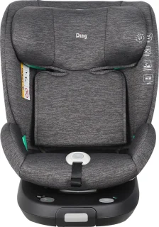 Ding Fynn Isofix Autostoel 360° Zwart i-Size 0-12 Jaar
