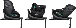 Ding Fynn Isofix Autostoel 360° Zwart i-Size 0-12 Jaar