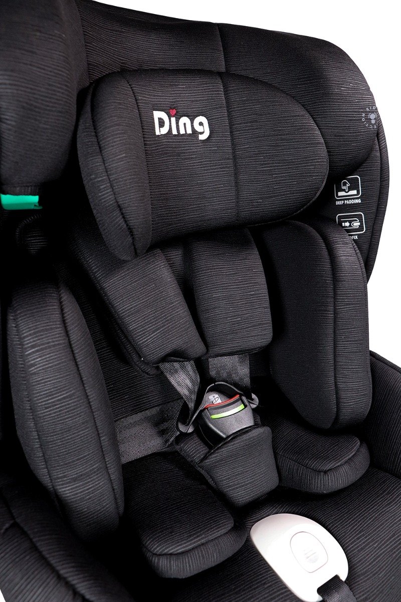 Ding Fynn Isofix Autostoel 360° Zwart i-Size 0-12 Jaar