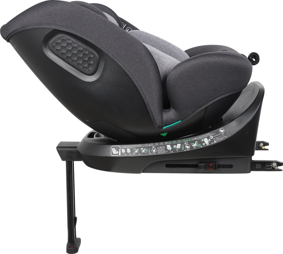 Ding Kai 360° Isofix Autostoel Zwart i-Size 0-12 Jaar