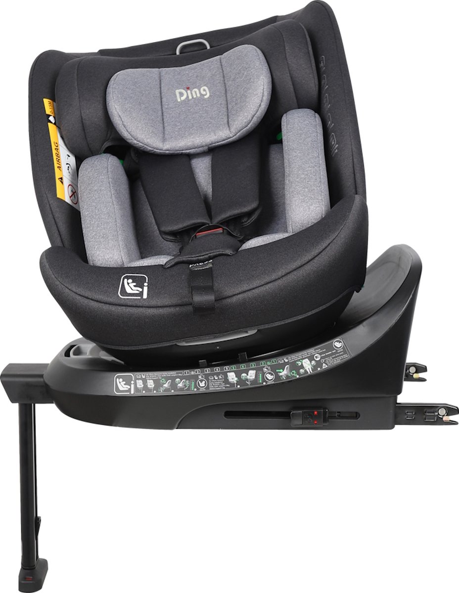 Ding Kai 360° Isofix Autostoel Zwart i-Size 0-12 Jaar