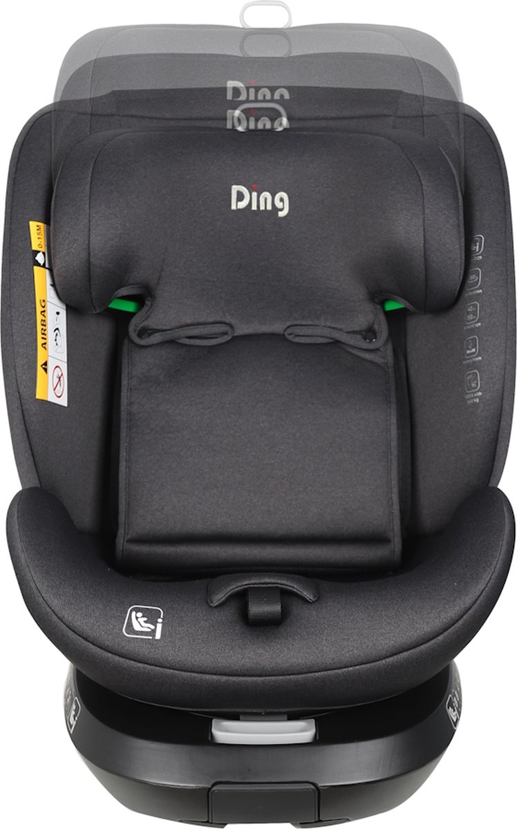 Ding Kai 360° Isofix Autostoel Zwart i-Size 0-12 Jaar