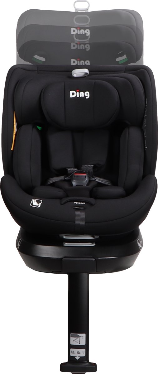 Ding Kai 360° Isofix Autostoel Zwart i-Size 0-12 Jaar