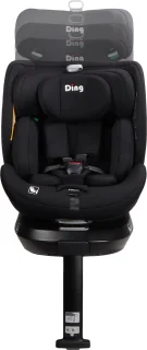 Ding Kai 360° Isofix Autostoel Zwart i-Size 0-12 Jaar