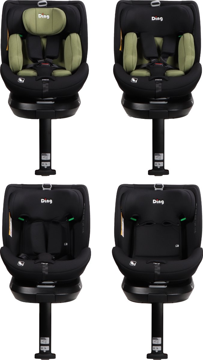 Ding Kai Autostoel Forest Green Isofix i-Size 0-12 Jaar