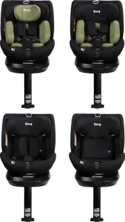 Ding Kai Autostoel Forest Green Isofix i-Size 0-12 Jaar