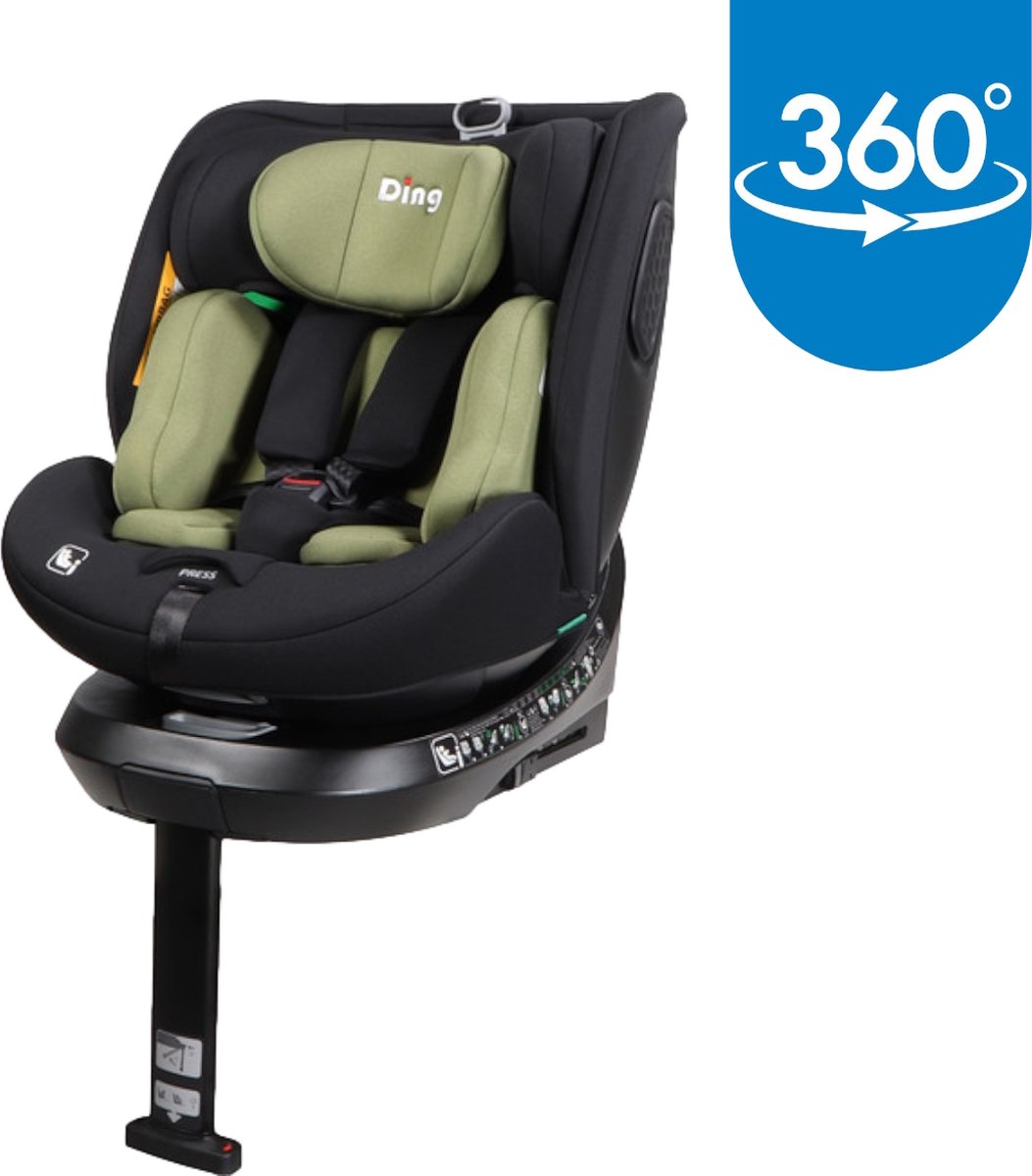 Ding Kai Autostoel Forest Green Isofix i-Size 0-12 Jaar