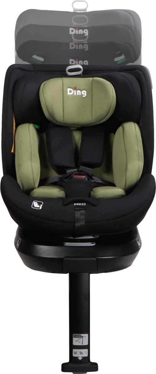 Ding Kai Autostoel Forest Green Isofix i-Size 0-12 Jaar