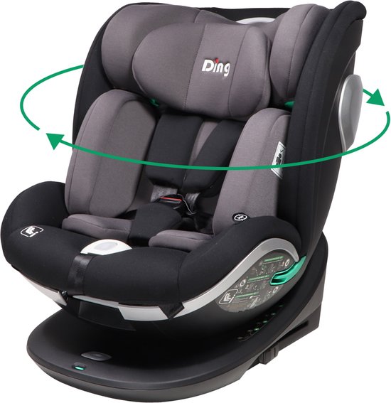 Ding Mace Autostoel i-Size 40-150 cm Black/Grey