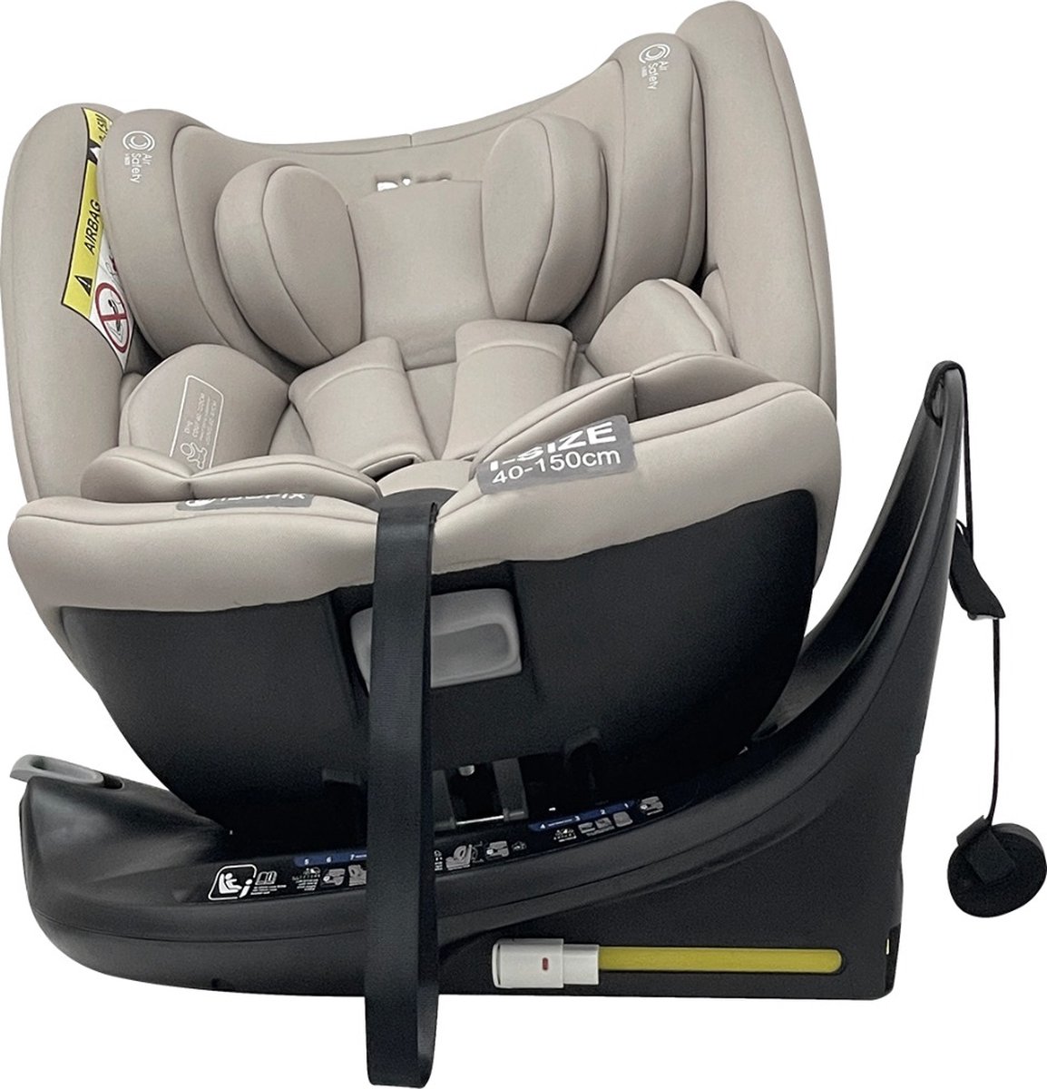 Ding Mae Autostoel Beige i-Size Isofix 0-12 jaar