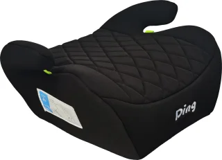 Ding Myla Booster Zwart Stoelverhoger i-Size 125-150 cm 6-12 jaar