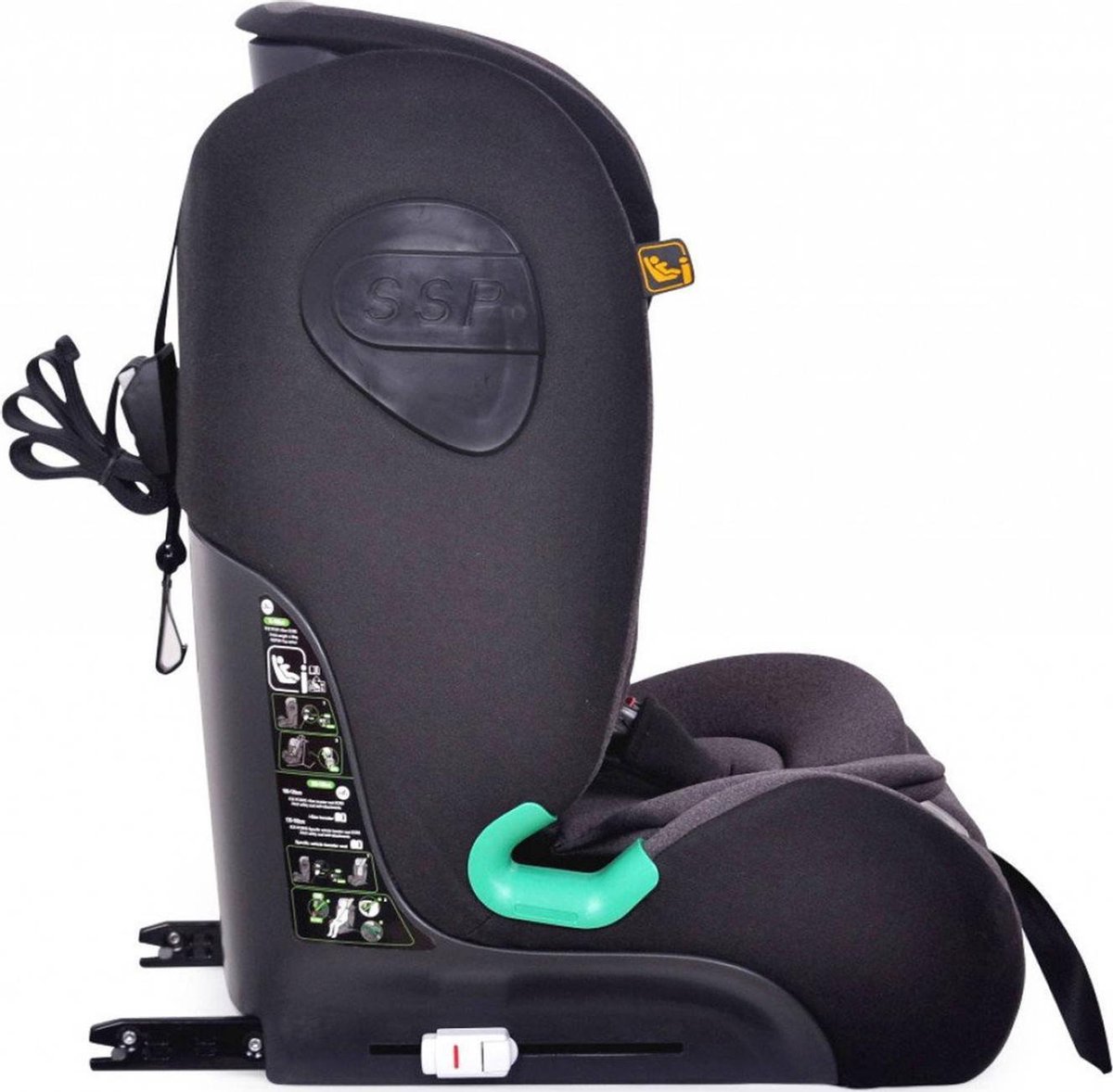 Ding York i-Size Autostoel Black