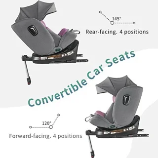 Draaibaar autostoeltje ISOFIX 40-150 cm