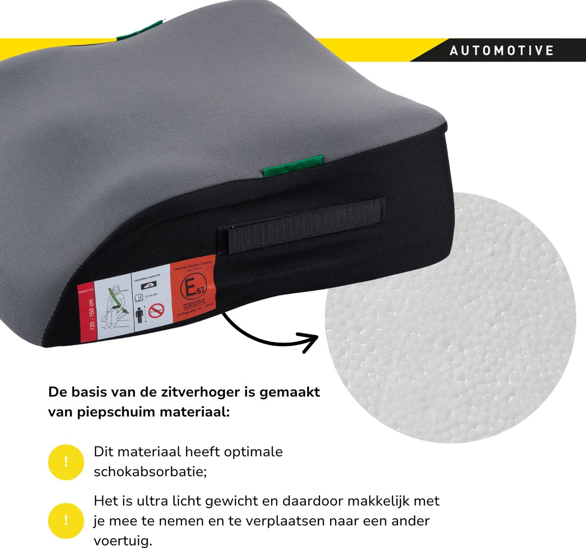 Dunlop Kinderstoelverhoger Grijs