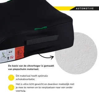 Dunlop Kinderzitje Zwart Stoelverhoger Auto