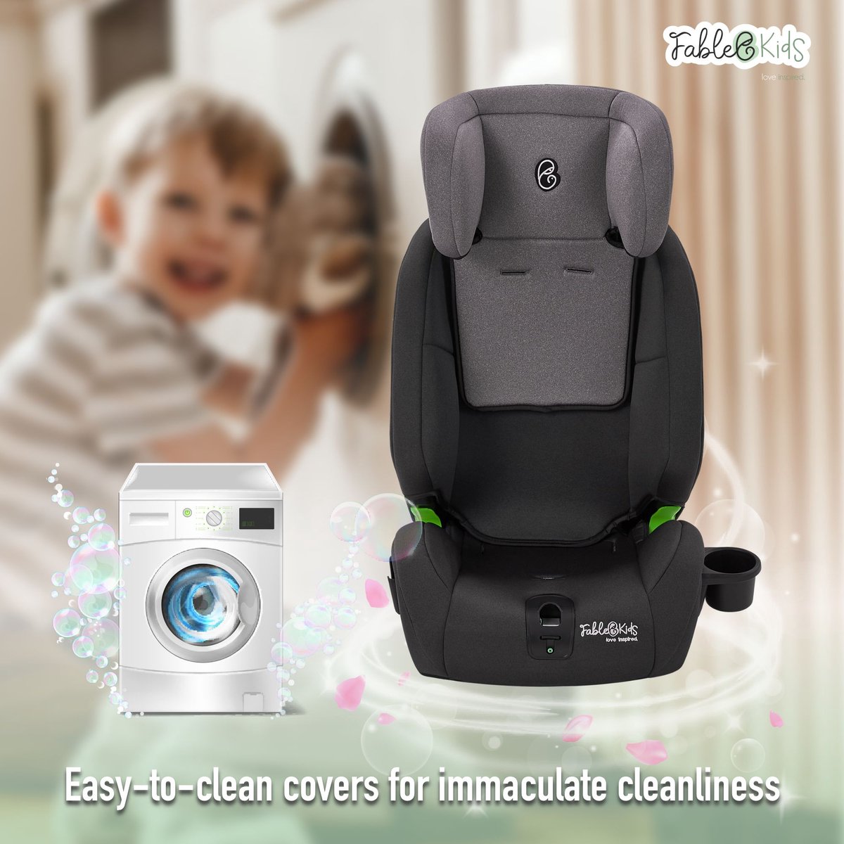 FableKids Autostoeltje i-Size Isofix 76-150 cm