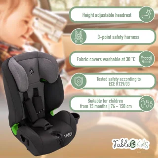 FableKids Autostoeltje i-Size Isofix 76-150 cm