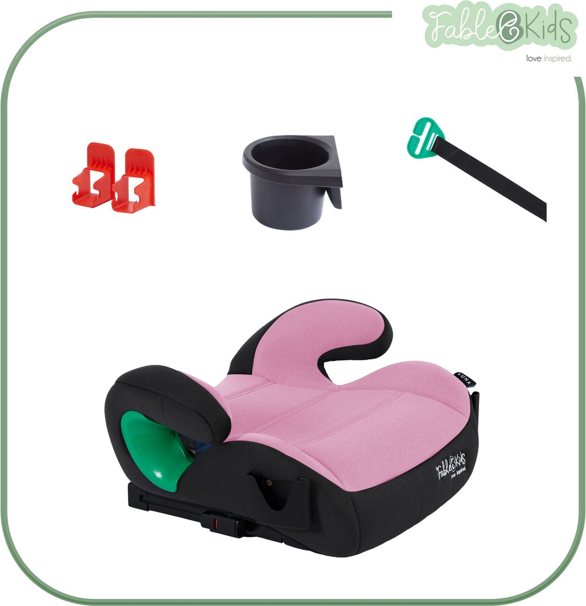 FableKids kinderautostoel 125-150 cm stoelverhoger ECE R129/03