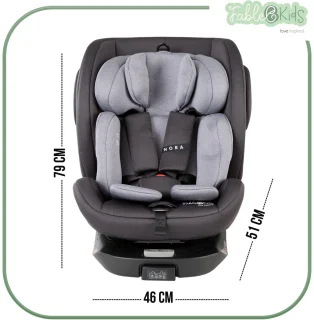 Fablekids Kinderautostoel 360° Isofix 40-150 cm