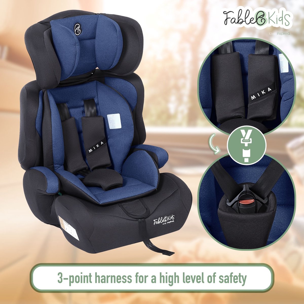 FableKids Kinderautostoel MIKA ECE