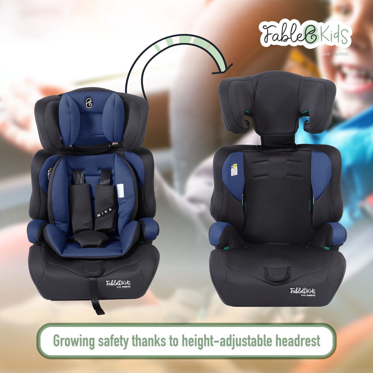 FableKids Kinderautostoel MIKA ECE