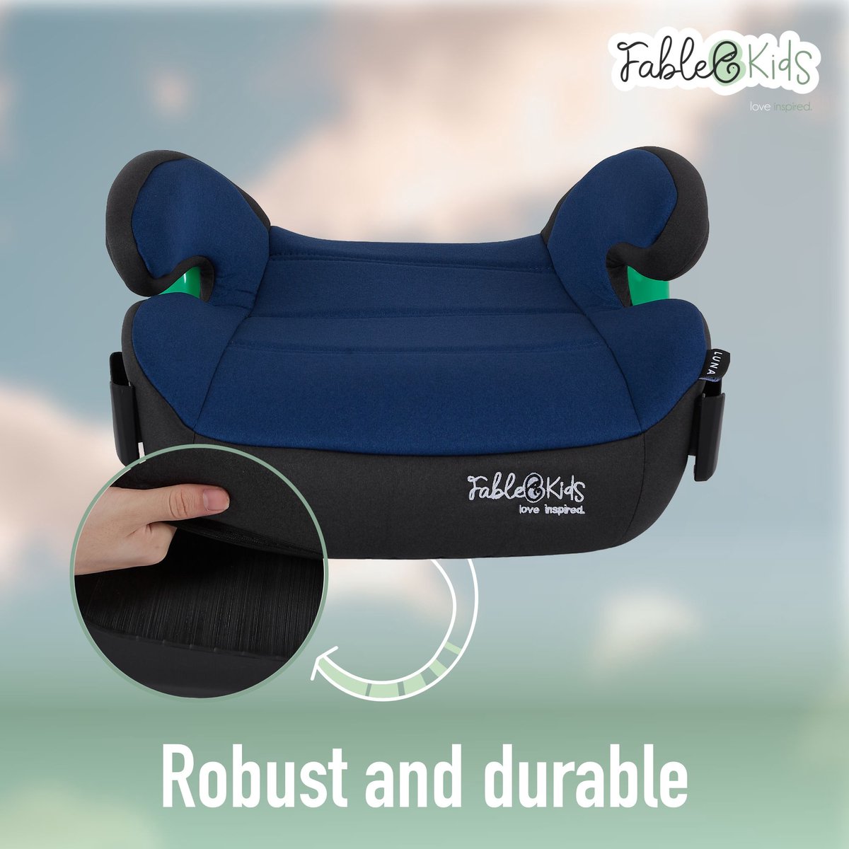 FableKids kinderautostoel stoelverhoger 125-150 cm