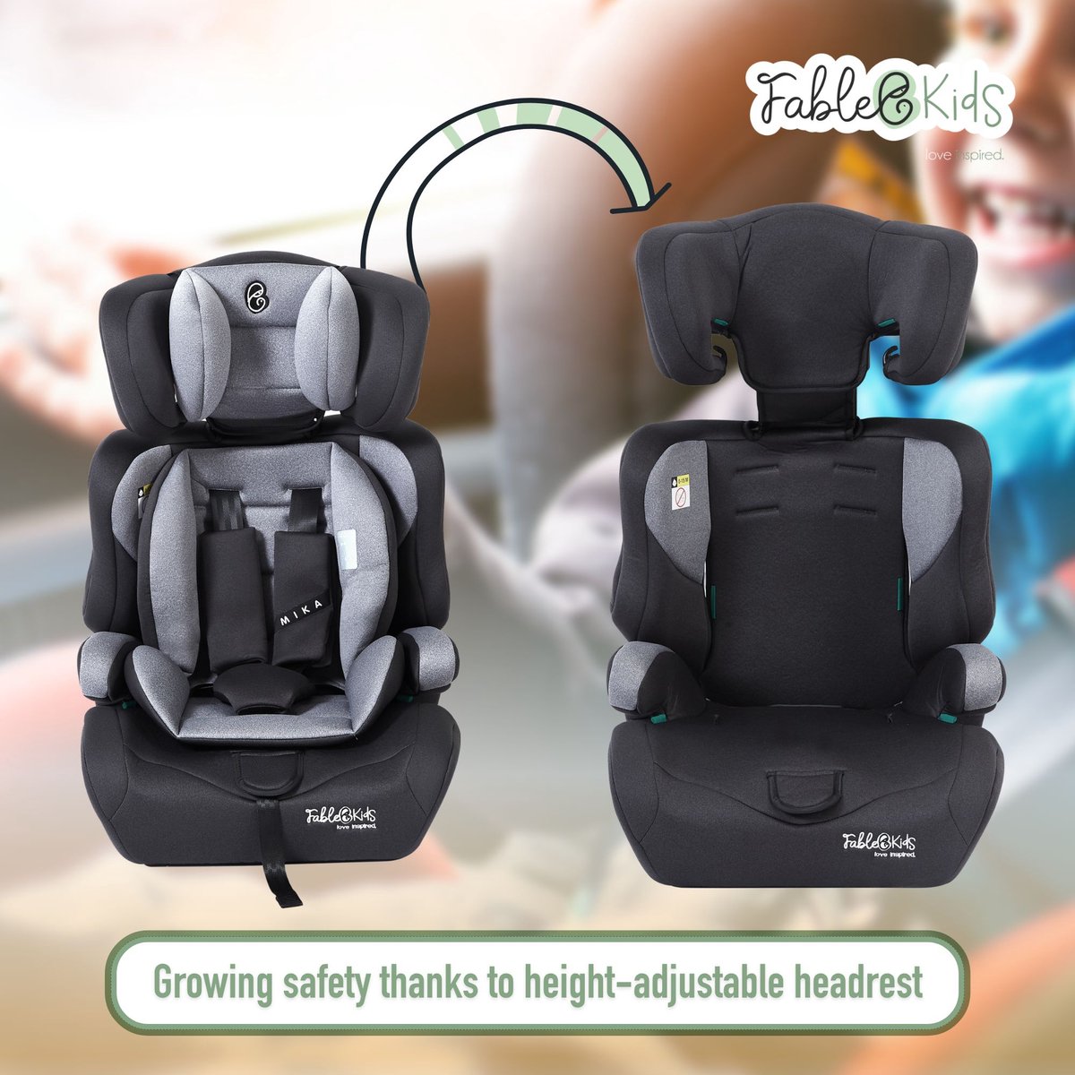 FableKids MIKA Kinderautostoel ECE