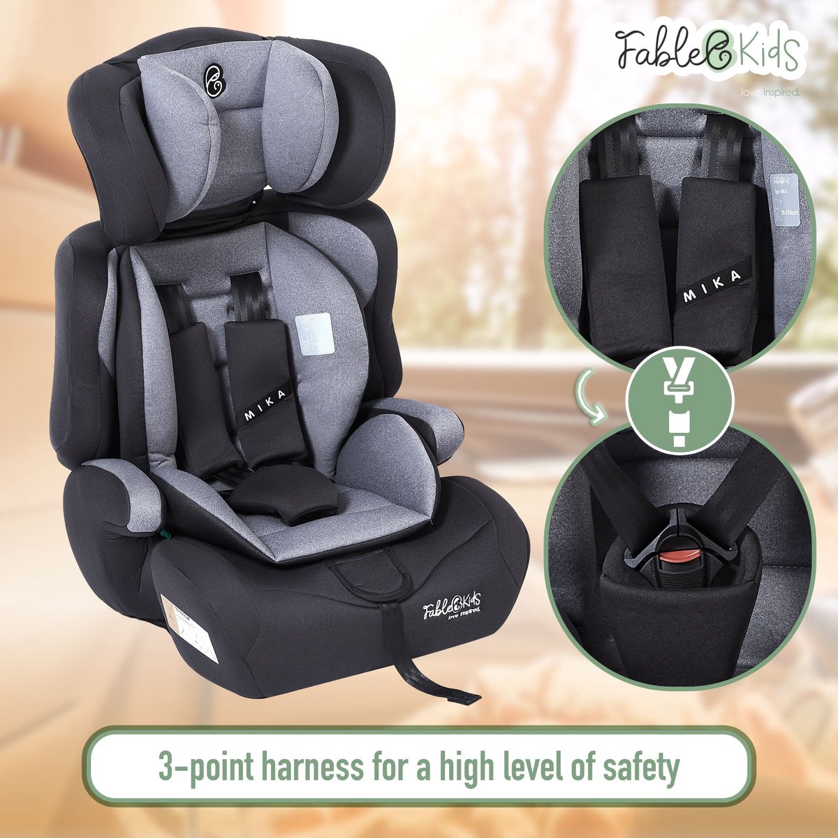 FableKids MIKA Kinderautostoel ECE