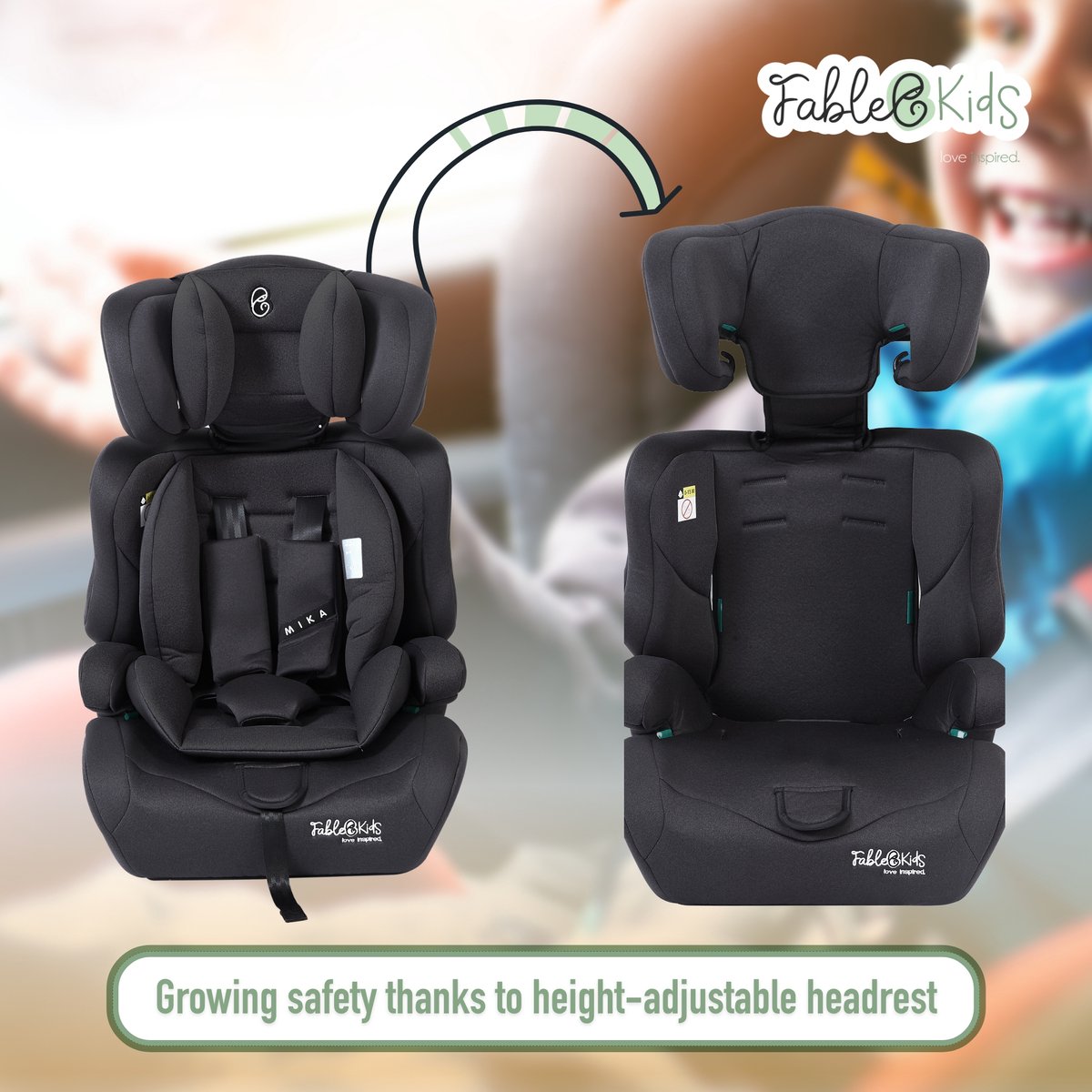 FableKids MIKA Kinderautostoel ECE