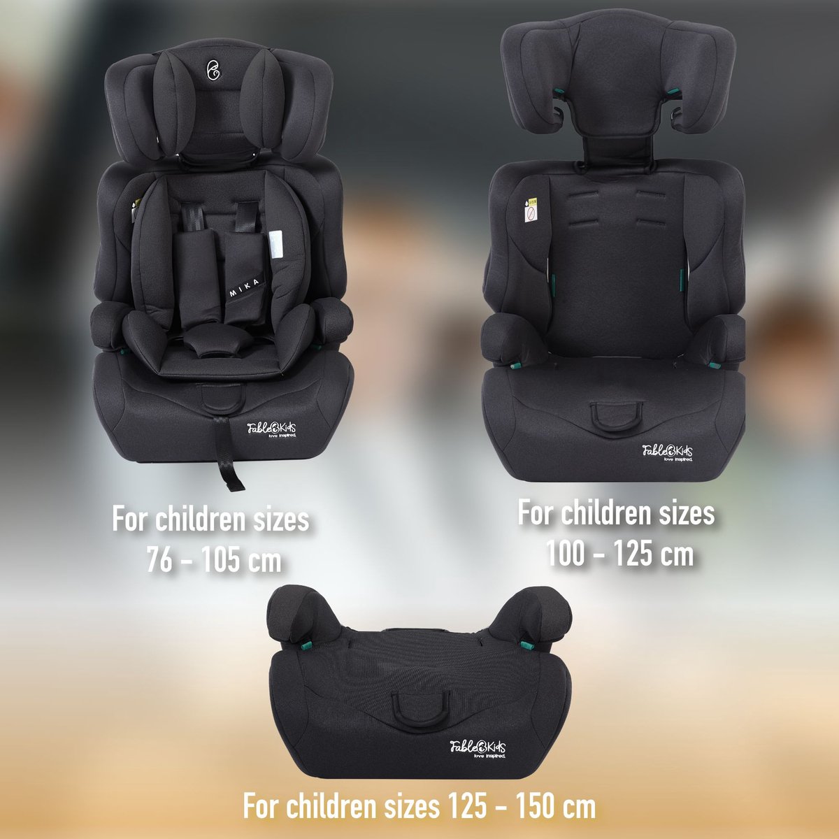 FableKids MIKA Kinderautostoel ECE