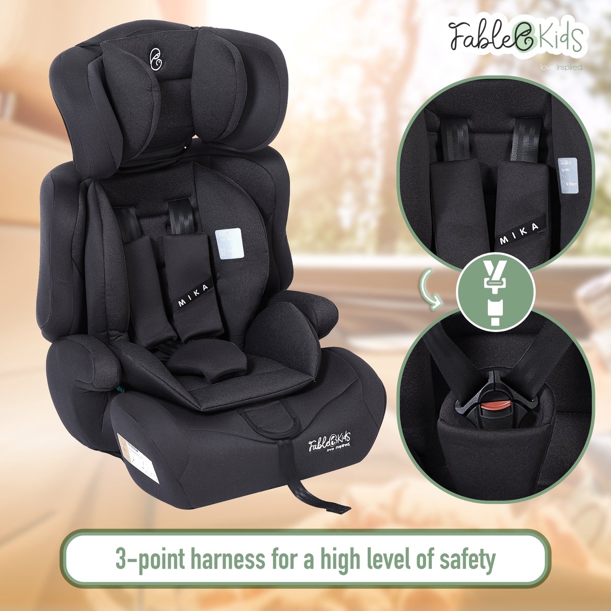 FableKids MIKA Kinderautostoel ECE