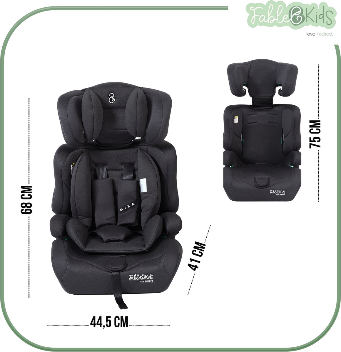 FableKids MIKA Kinderautostoel ECE