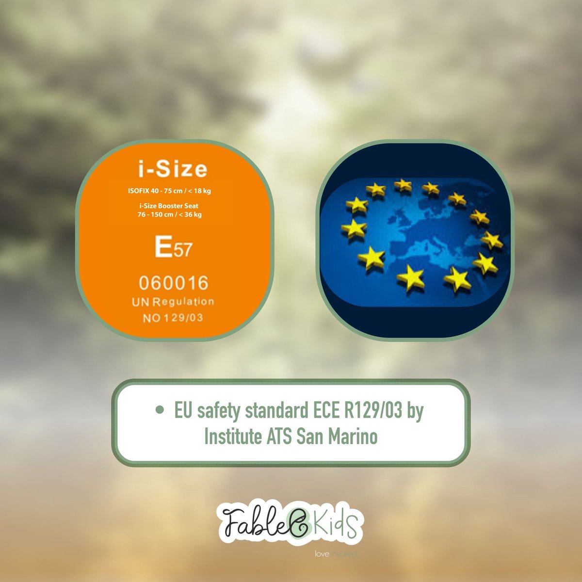 Fablekids NOBLE 360° Isofix Autostoeltje 40-150 cm