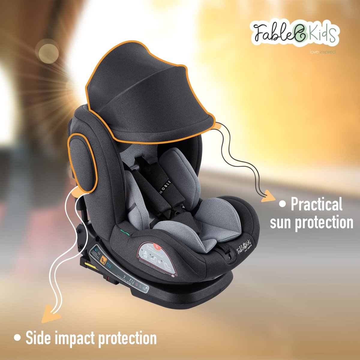Fablekids NOBLE 360° Isofix Autostoeltje 40-150 cm