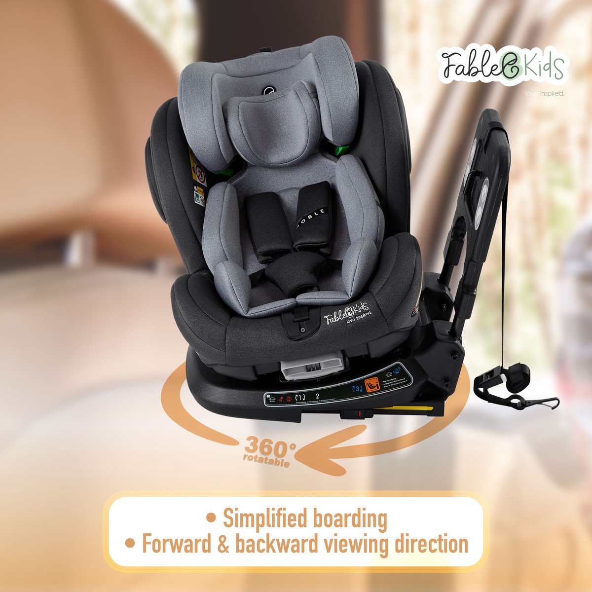 Fablekids NOBLE 360° Isofix Autostoeltje 40-150 cm