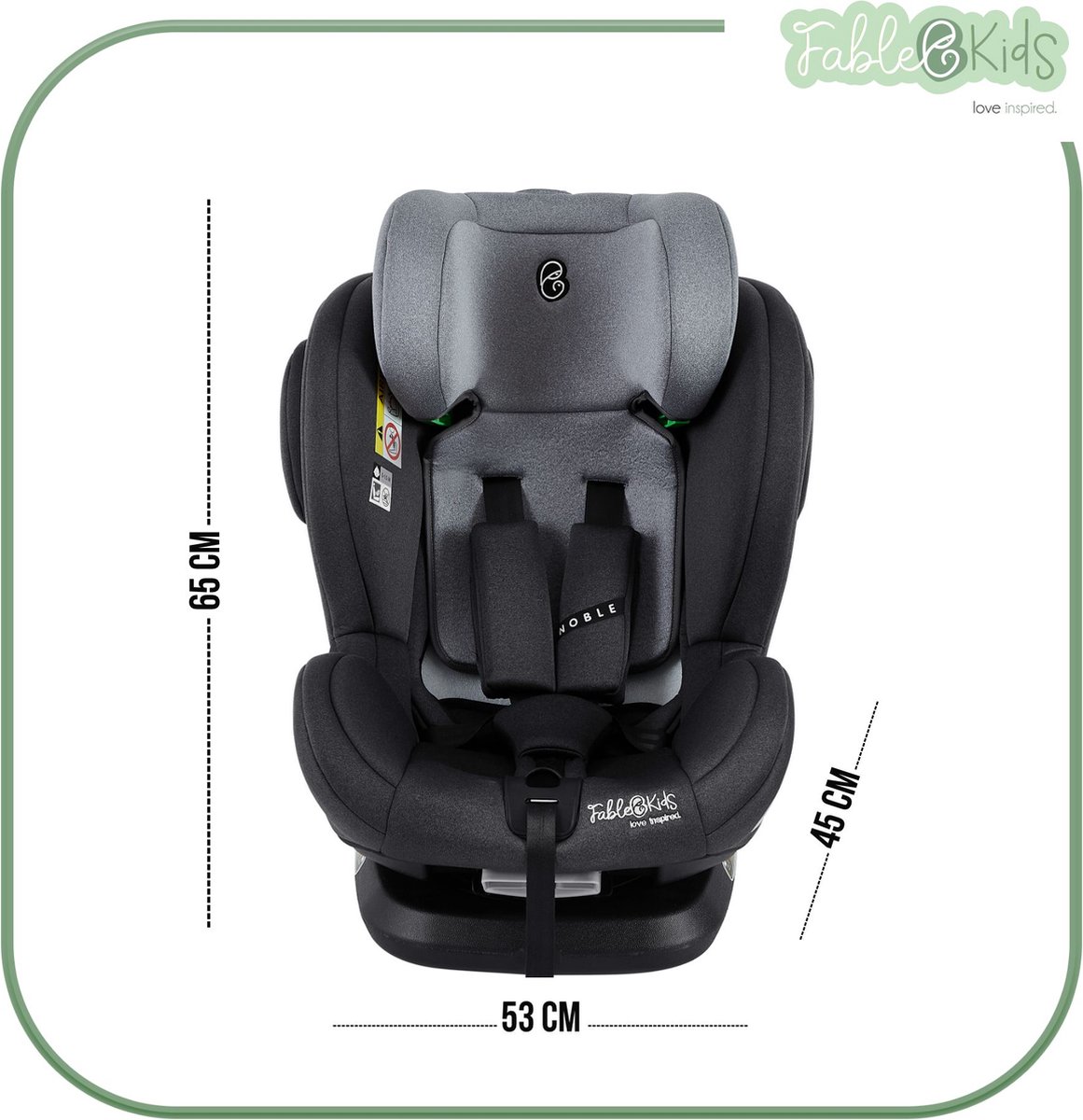 Fablekids NOBLE 360° Isofix Autostoeltje 40-150 cm
