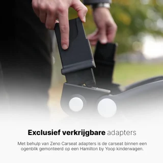 Hamilton by Yoop Zeno Plus Draagwieg en Autostoeltje Zwart