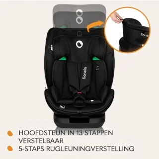 i-Size Autostoel Zwart