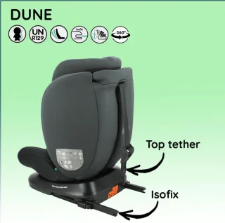 i-Size ISOFIX baby- en kinderautostoel Groep 0/1/2/3