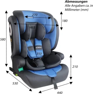 Isofix autostoel Groep 1/2/3 (9-36 kg)